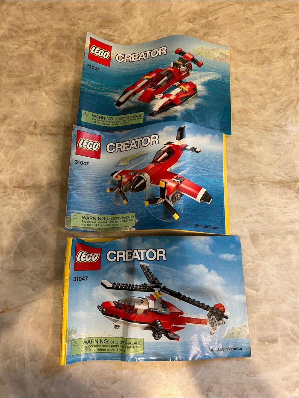 ❤️3/$25 Lego Creator 3 in 1 Propeller Plane Building Set #31047 - Picture 5 of 7